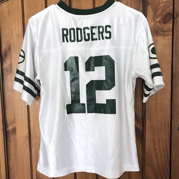 Aaron Rodgers #12 Green Bay Packers Youth Jersey XXL18 NFL Team Apparel Football - Picture 2 of 8